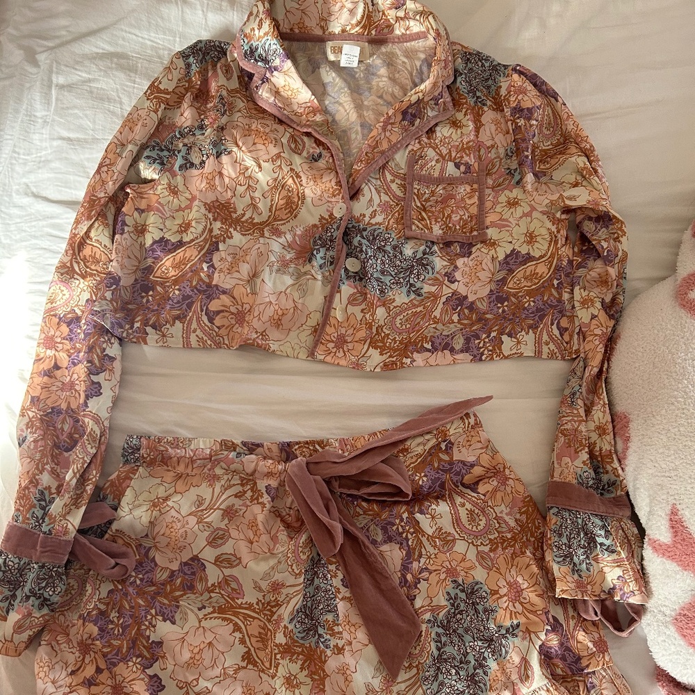 Beach Riot Aurora & Luna Pajama Set Size Large